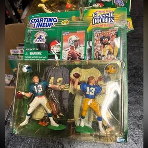 1998 Dan Marino starting lineup classic doubles. Miami Dolphins & Pitt Panthers